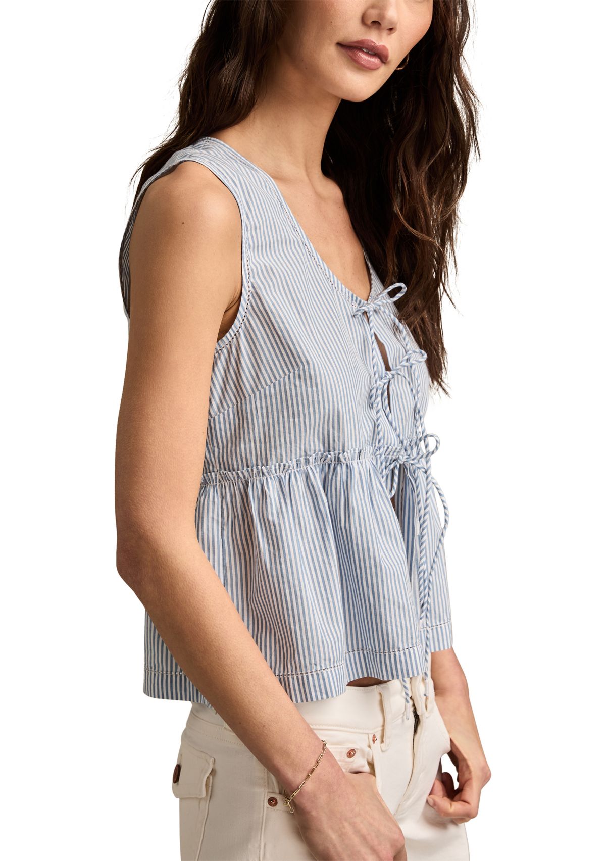 Womens Babydoll Flyaway Tank Top