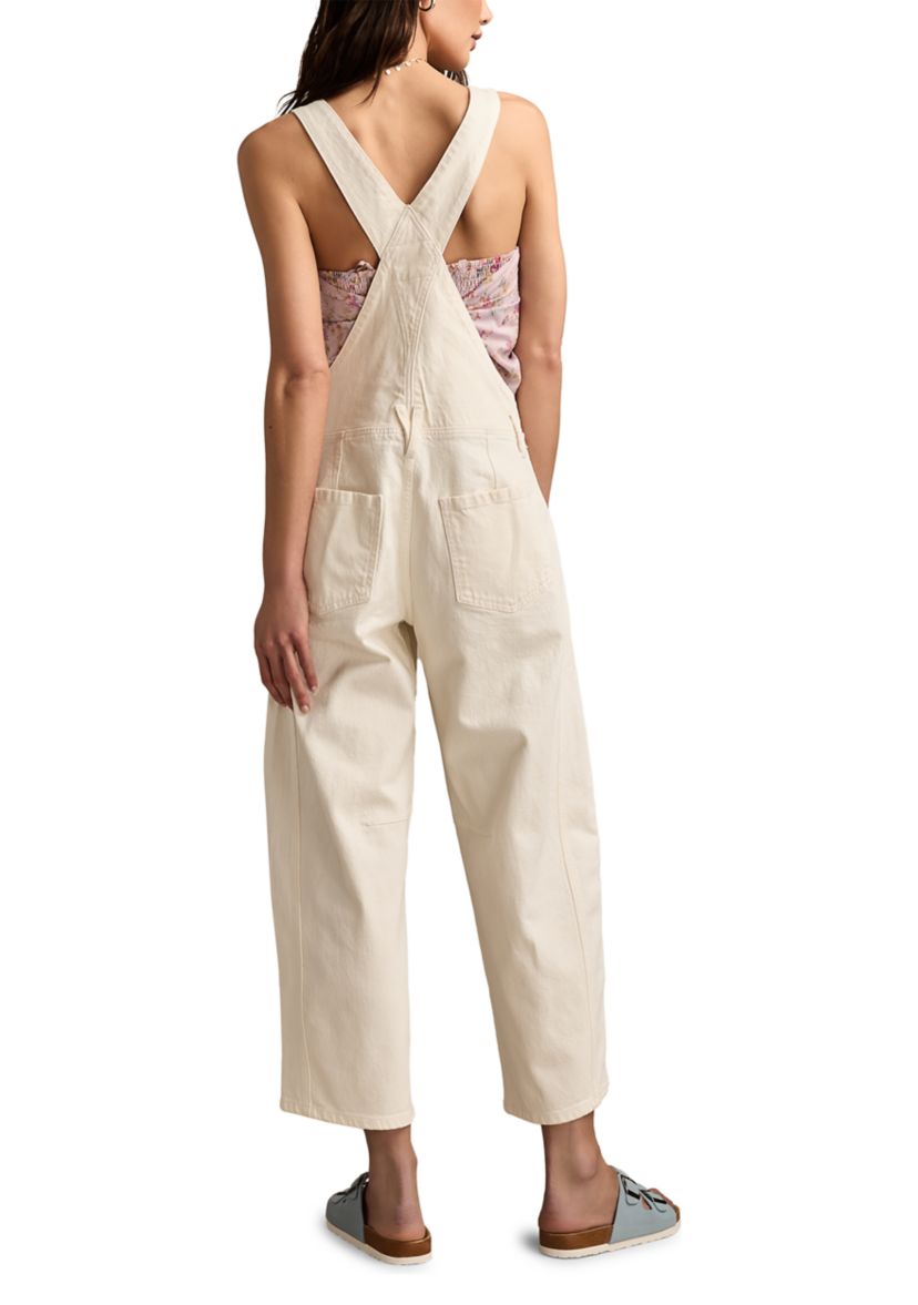Womens Barrel Leg Overalls