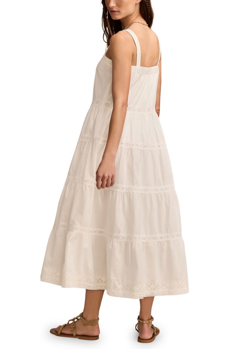 Womens Tiered Market Day Maxi Dress