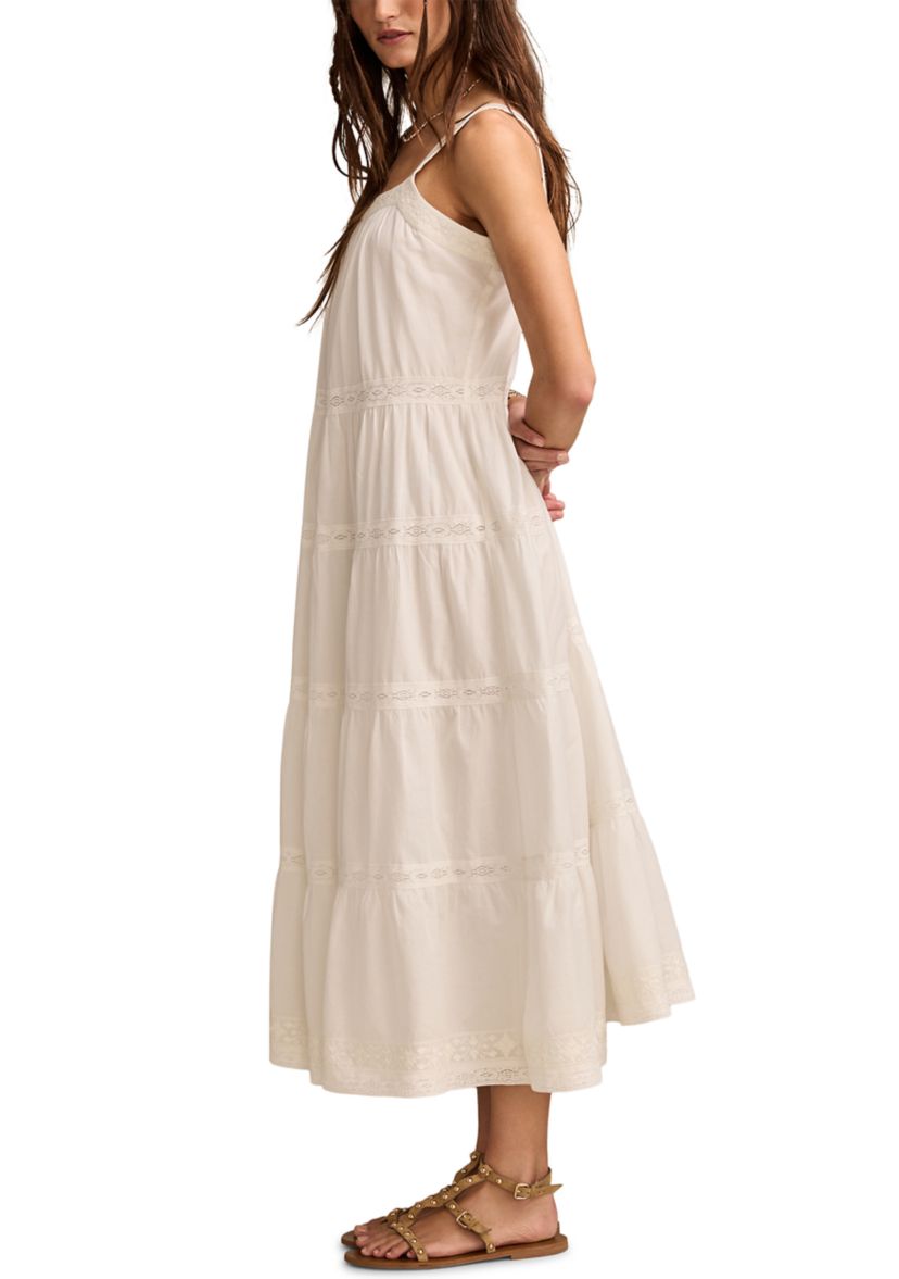Womens Tiered Market Day Maxi Dress