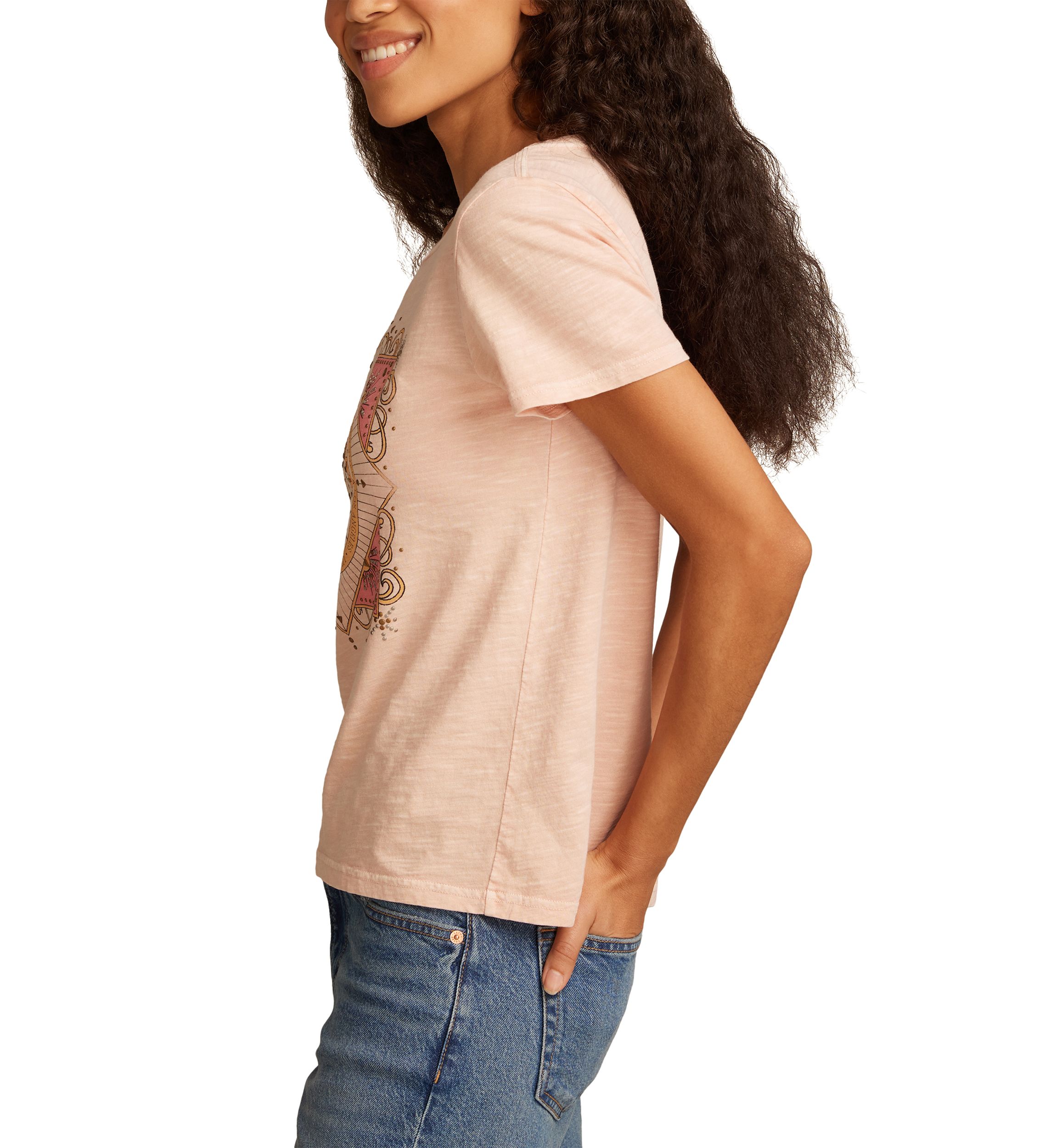 Womens Celestial Framed Graphic T-Shirt