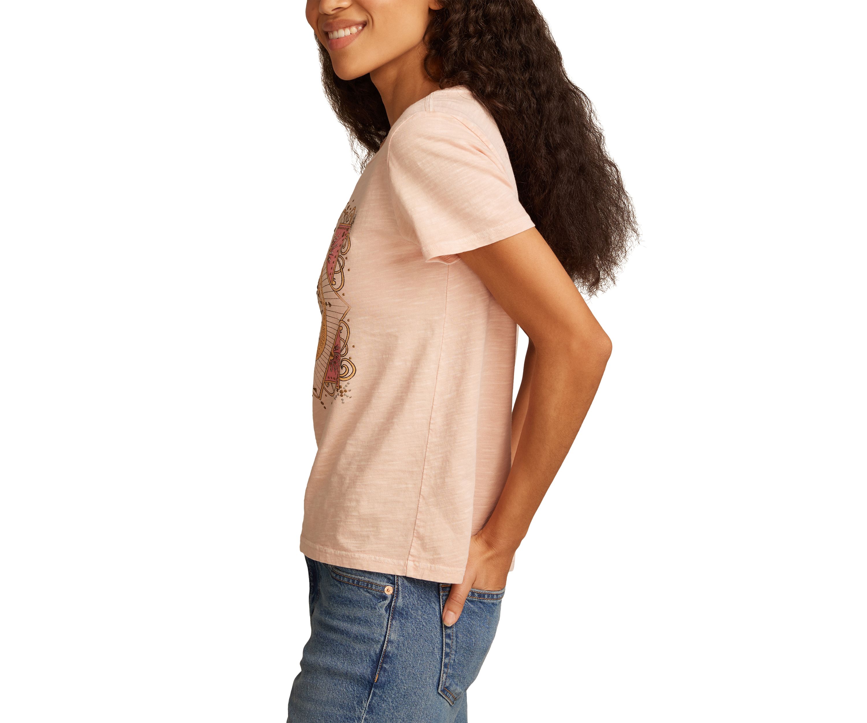 Womens Celestial Framed Graphic T-Shirt