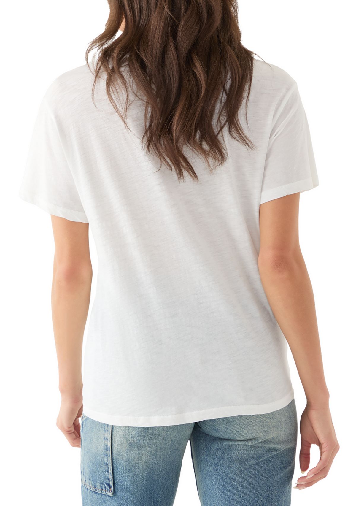 Womens Destination Stamps Boyfriend Graphic T-Shirt