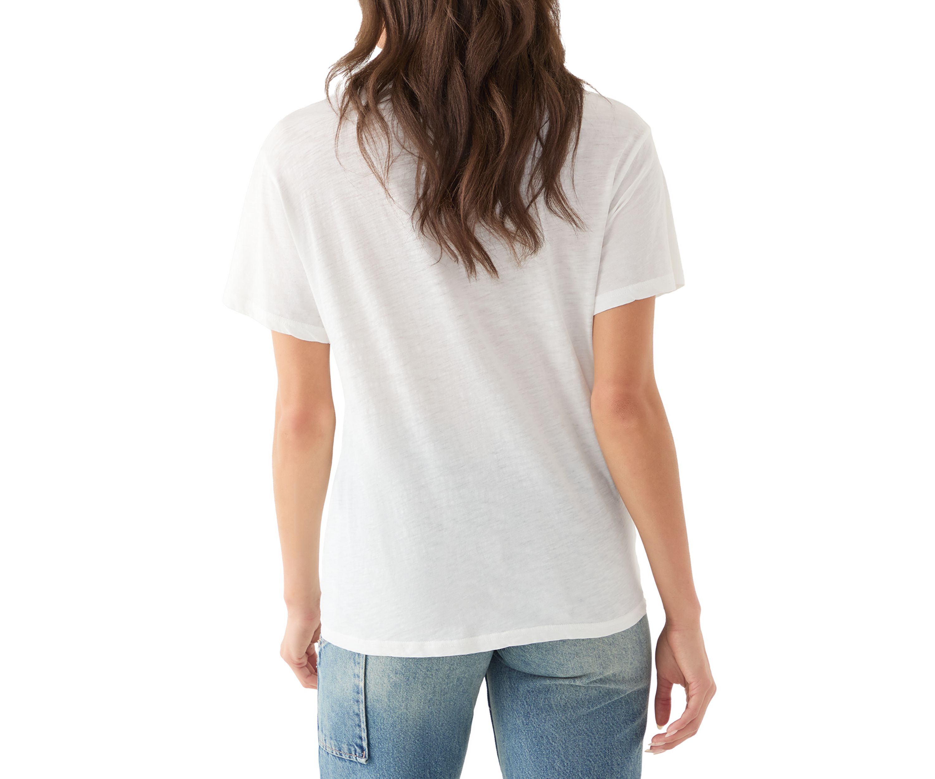 Womens Destination Stamps Boyfriend Graphic T-Shirt