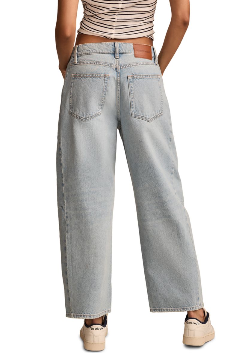 Womens Barrel Leg Jeans