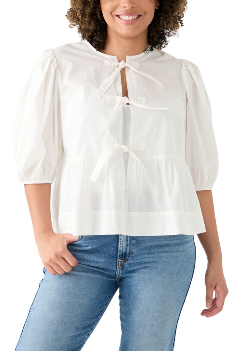 Womens Flyaway Babydoll Blouse