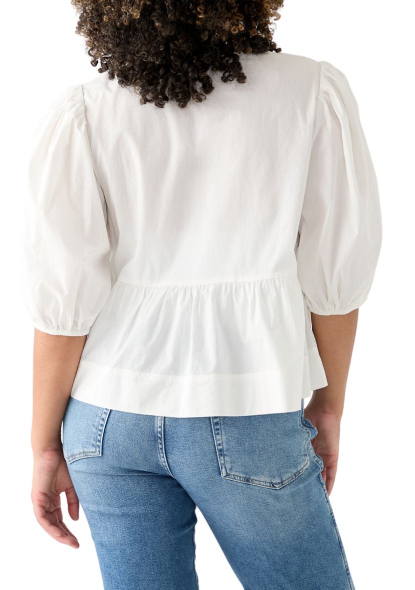 Womens Flyaway Babydoll Blouse