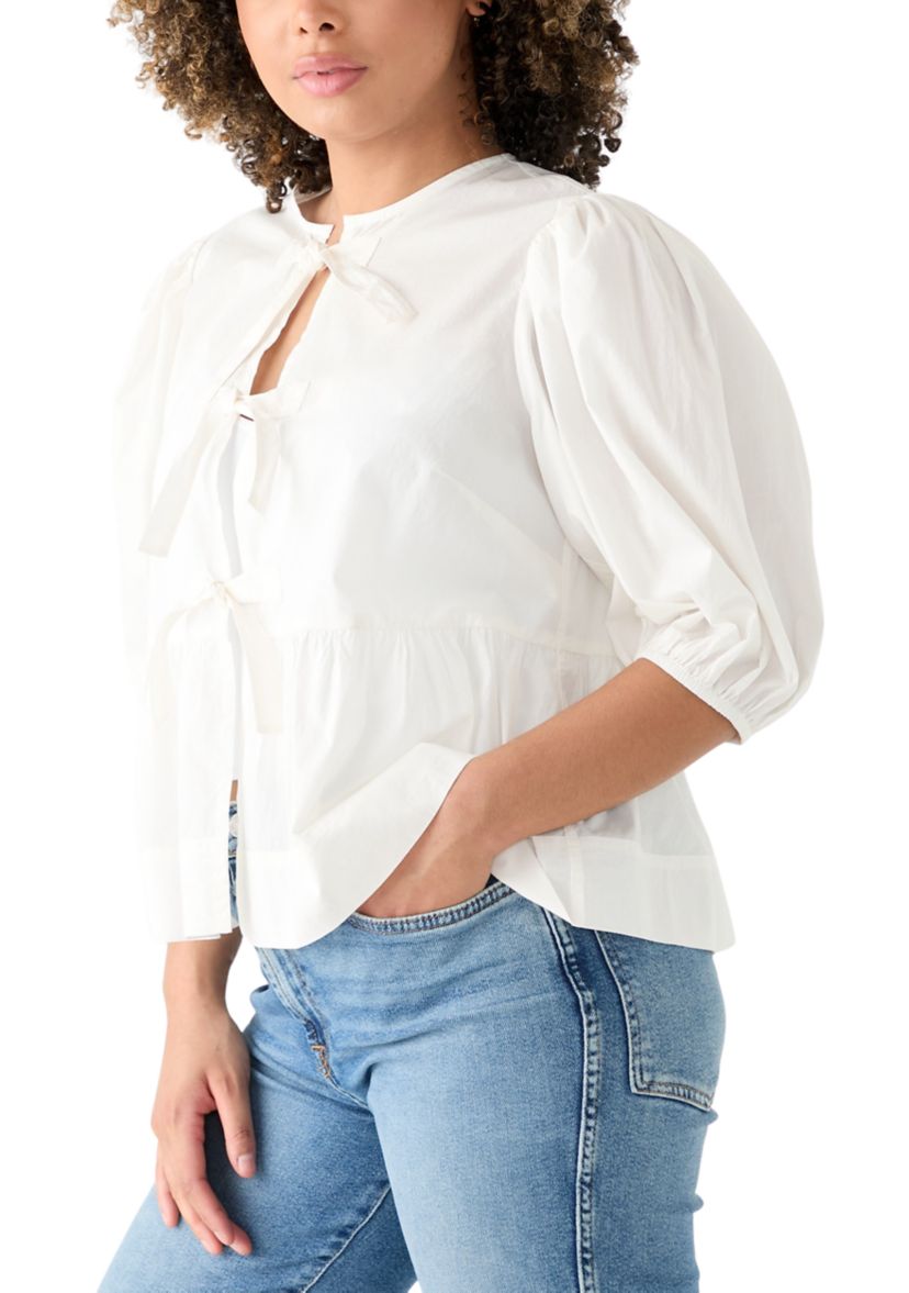 Womens Flyaway Babydoll Blouse