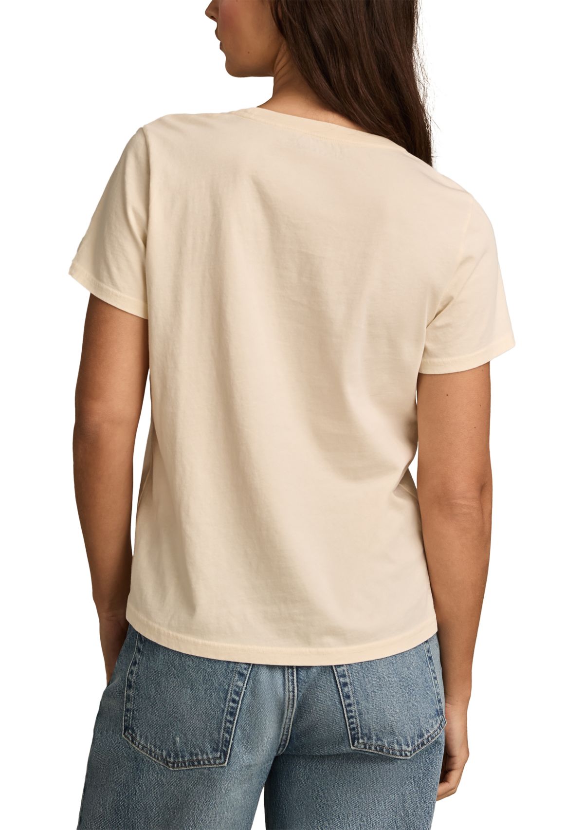 Lotus Sun Classic Crew Neck Graphic T-Shirt