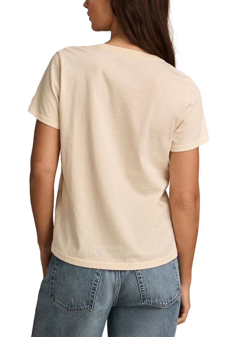 Lotus Sun Classic Crew Neck Graphic T-Shirt