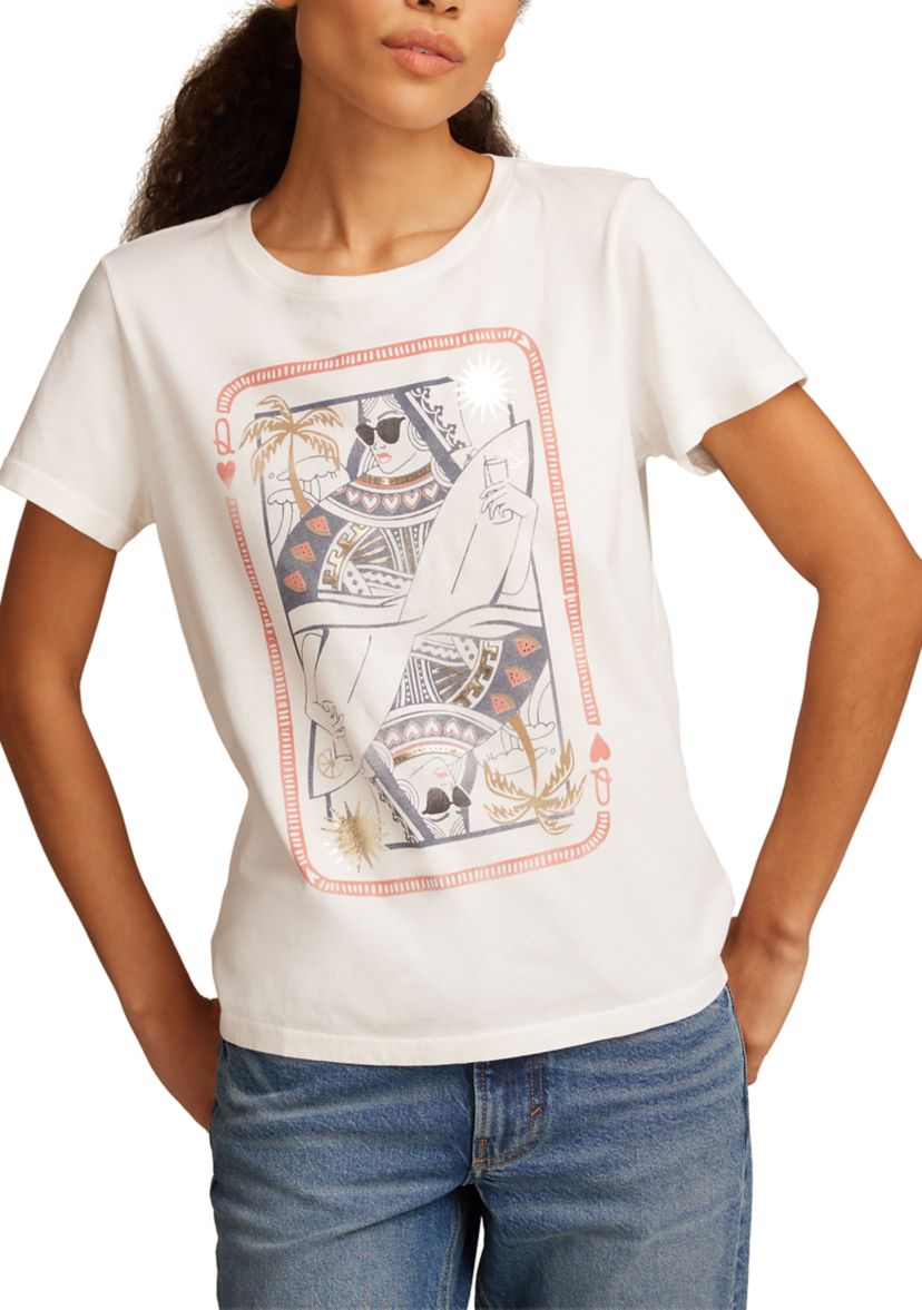 Womens Surf Queen Graphic T-Shirt