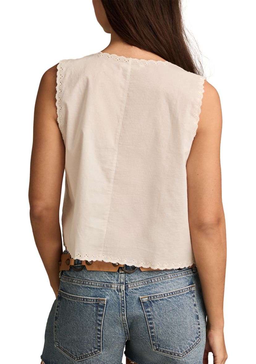 Cutwork Vest