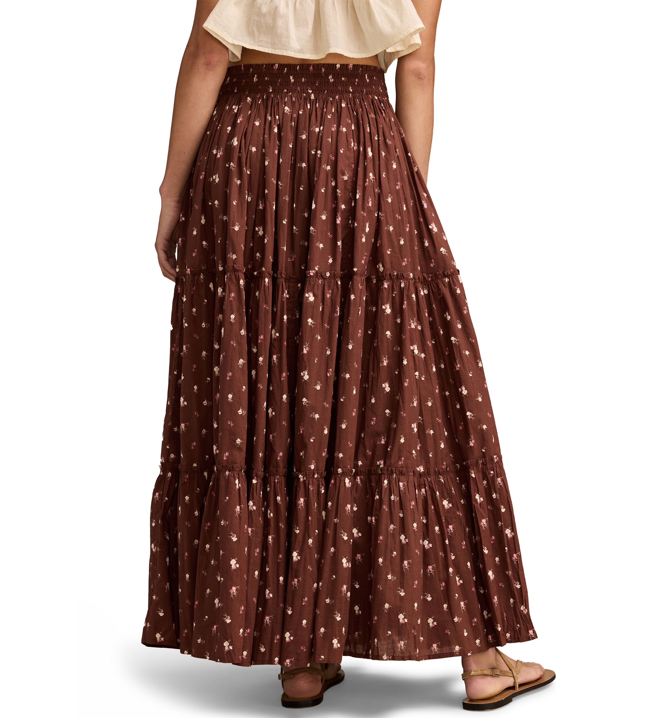 Womens Broomstick Maxi Skirt 