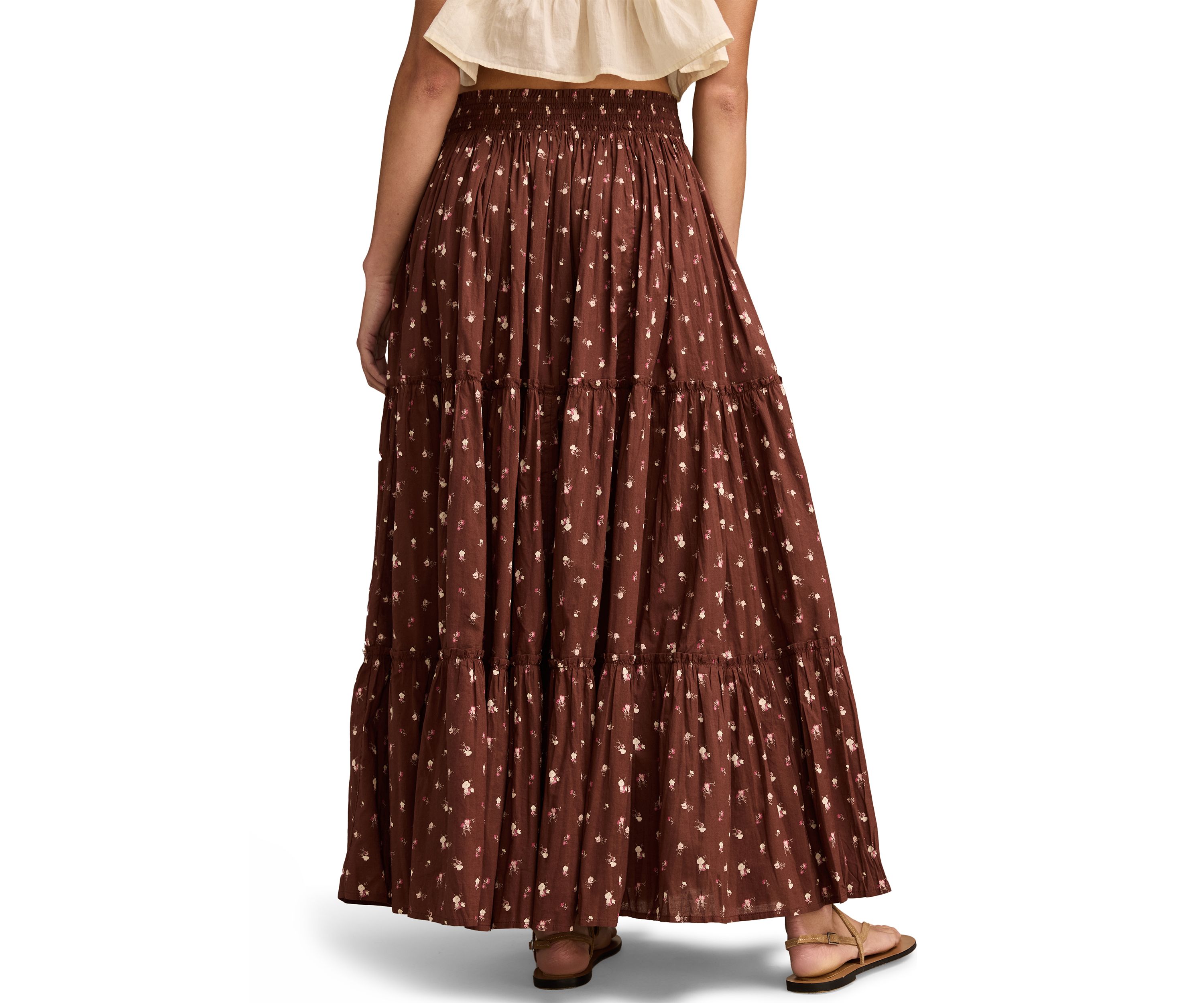 Womens Broomstick Maxi Skirt 