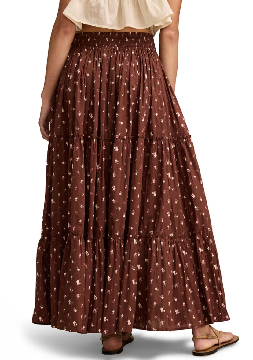 Womens Broomstick Maxi Skirt 