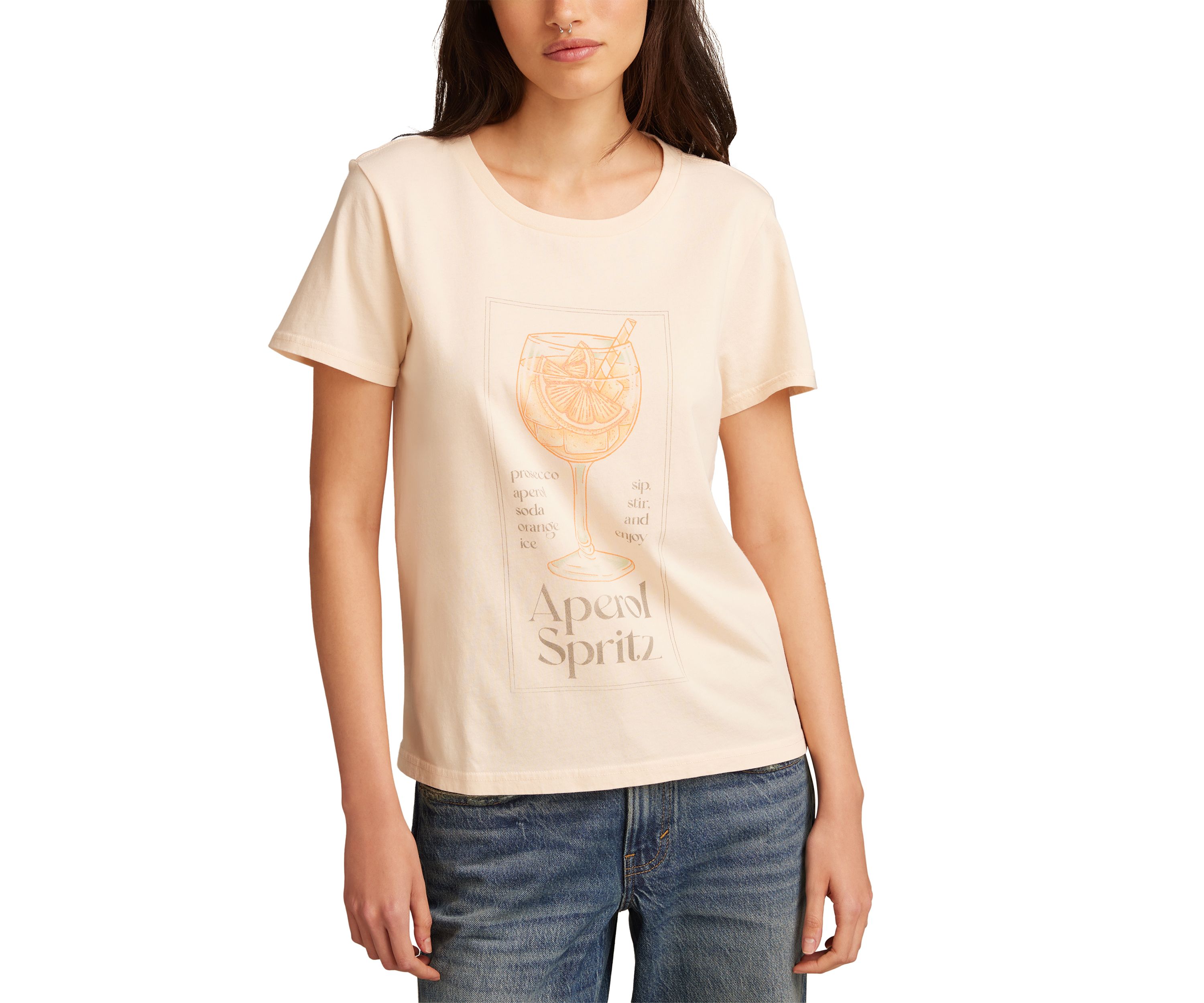 Womens Aperol Spritz Graphic T-Shirt