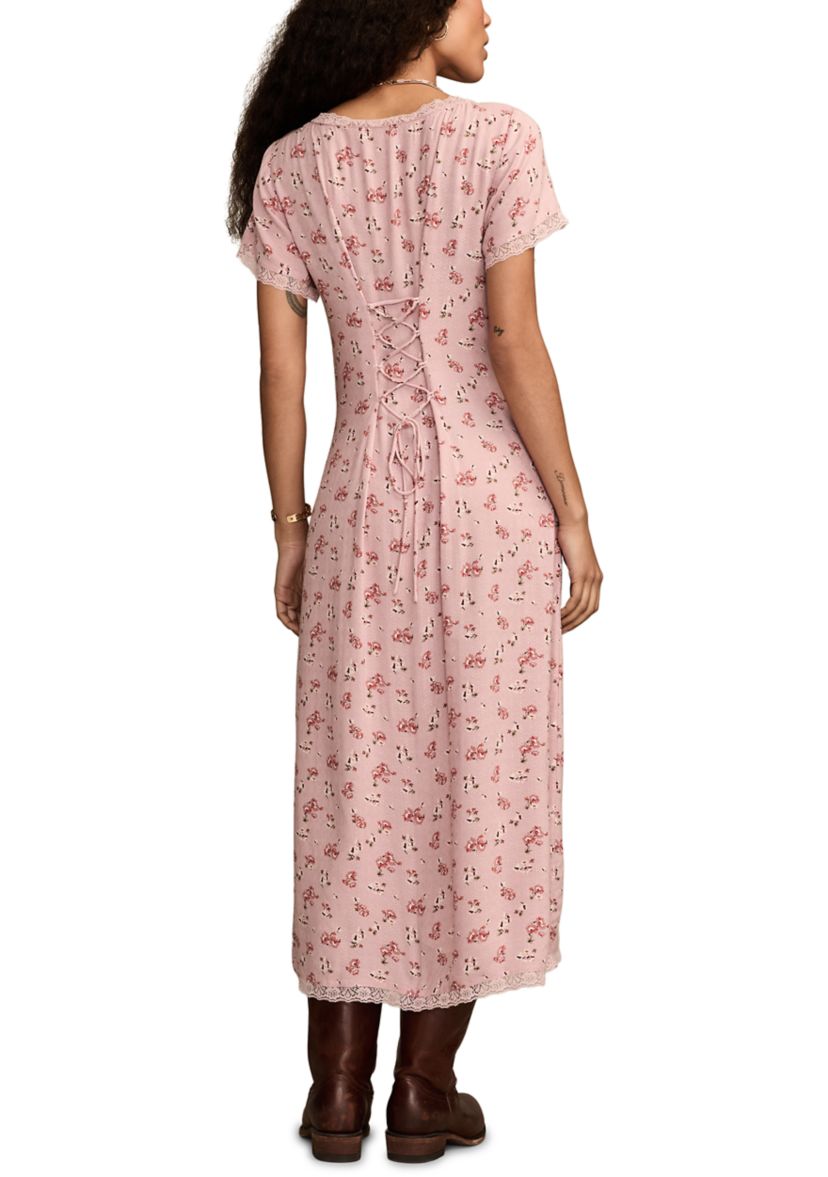 Womens Simone Floral Printed Midi Dress
