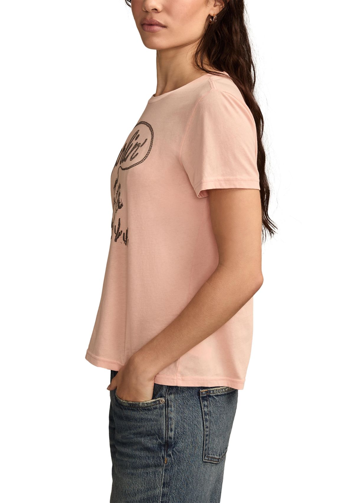 Womens Rodeo Graphic T-Shirt