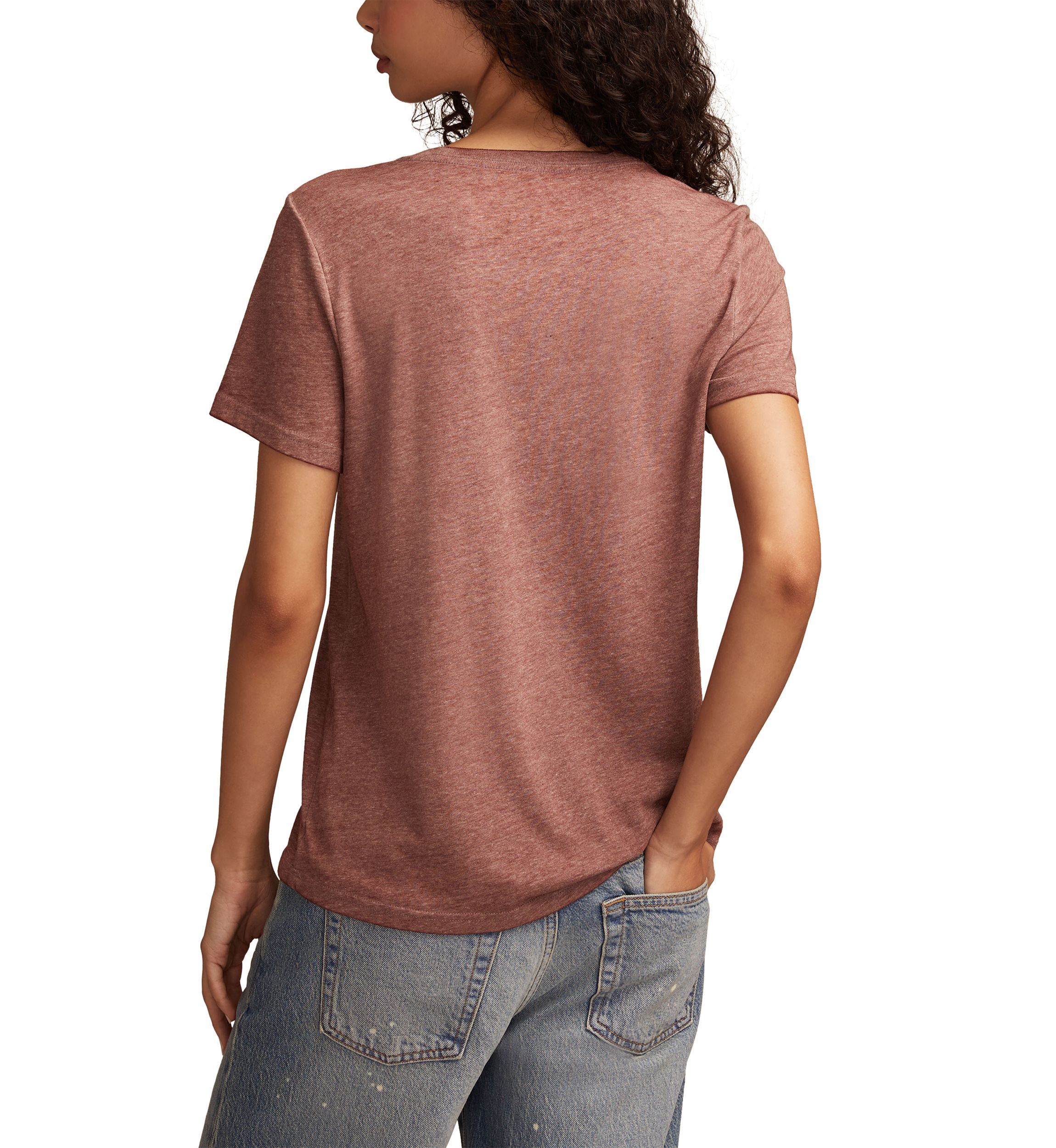 Womens Woodstock Graphic Crew Neck T-Shirt
