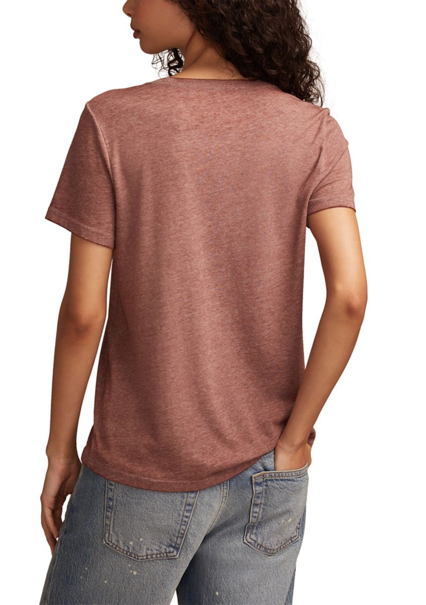 Womens Woodstock Graphic Crew Neck T-Shirt