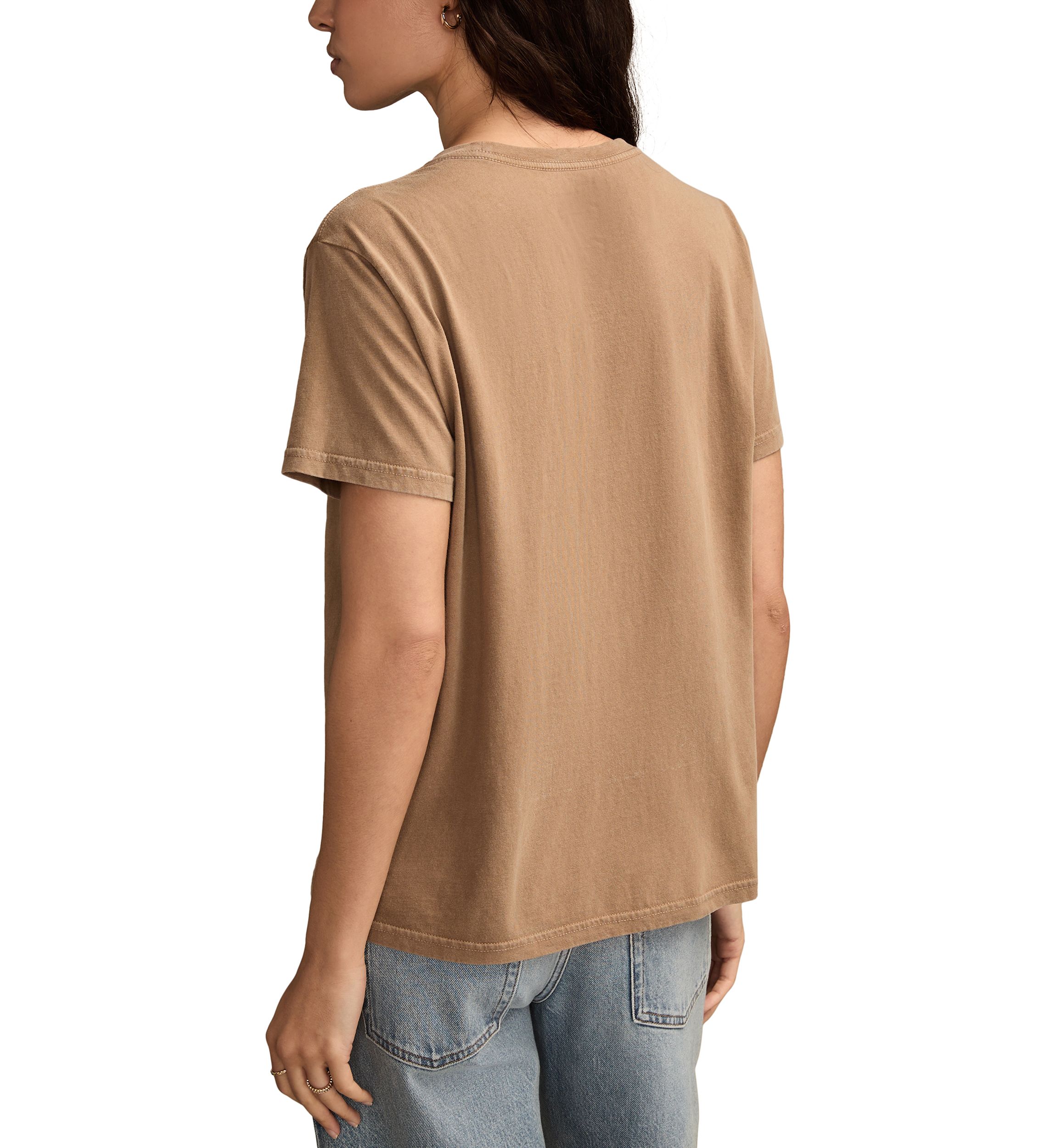 Womens Desert Rose Graphic Boyfriend T-Shirt