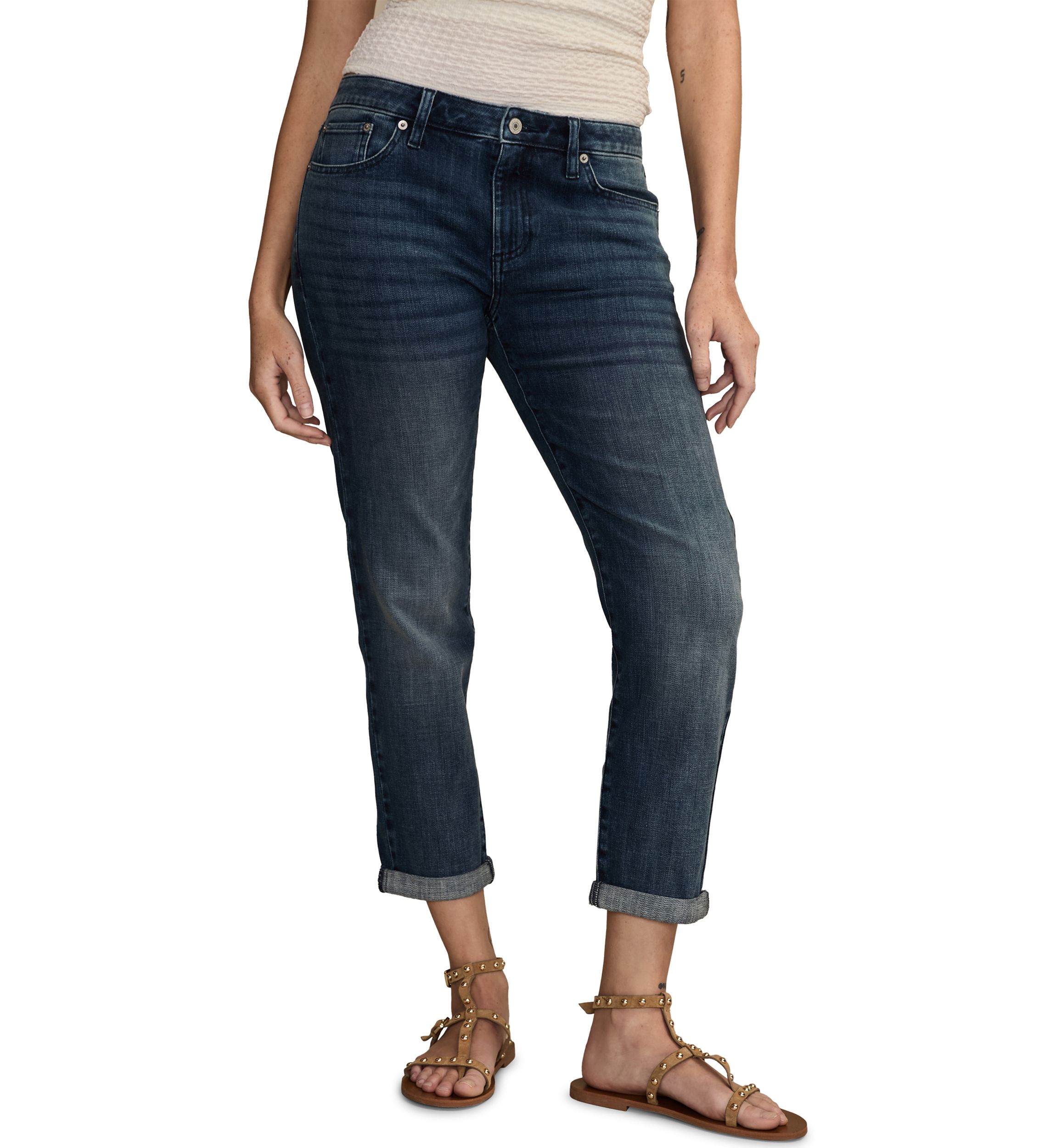 sienna cigarette lucky jeans Lucky Brand Women's Sienna Slim Boyfriend Jeans