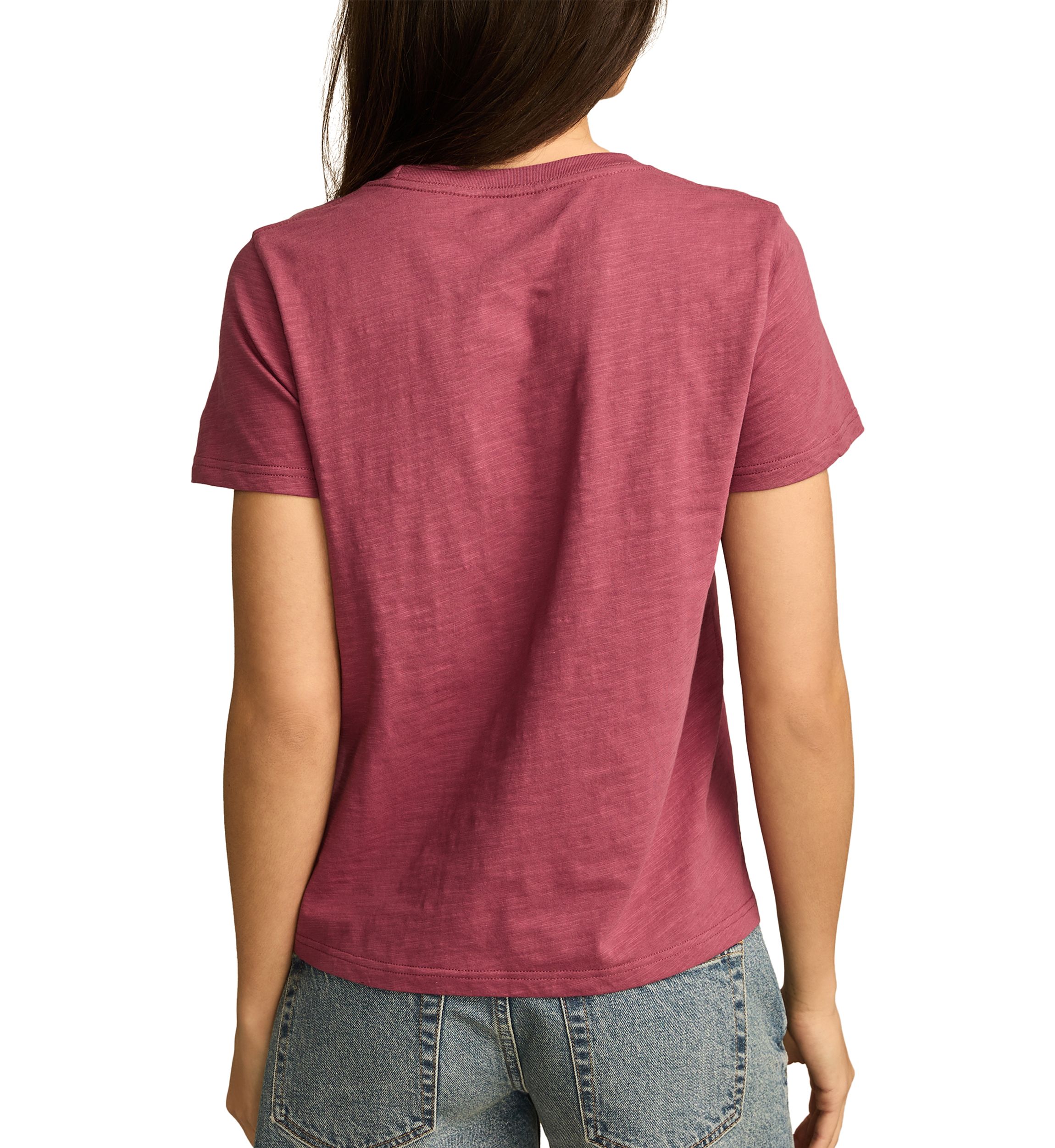 Womens Short Sleeve Mickey Logo Graphic T-Shirt 