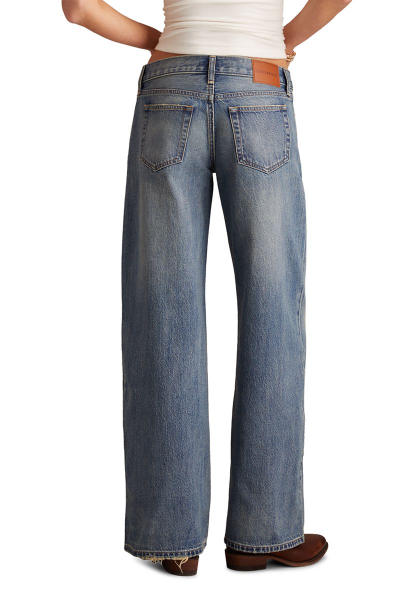 Womens Ultra Low Ultra Wide Get Low Jeans