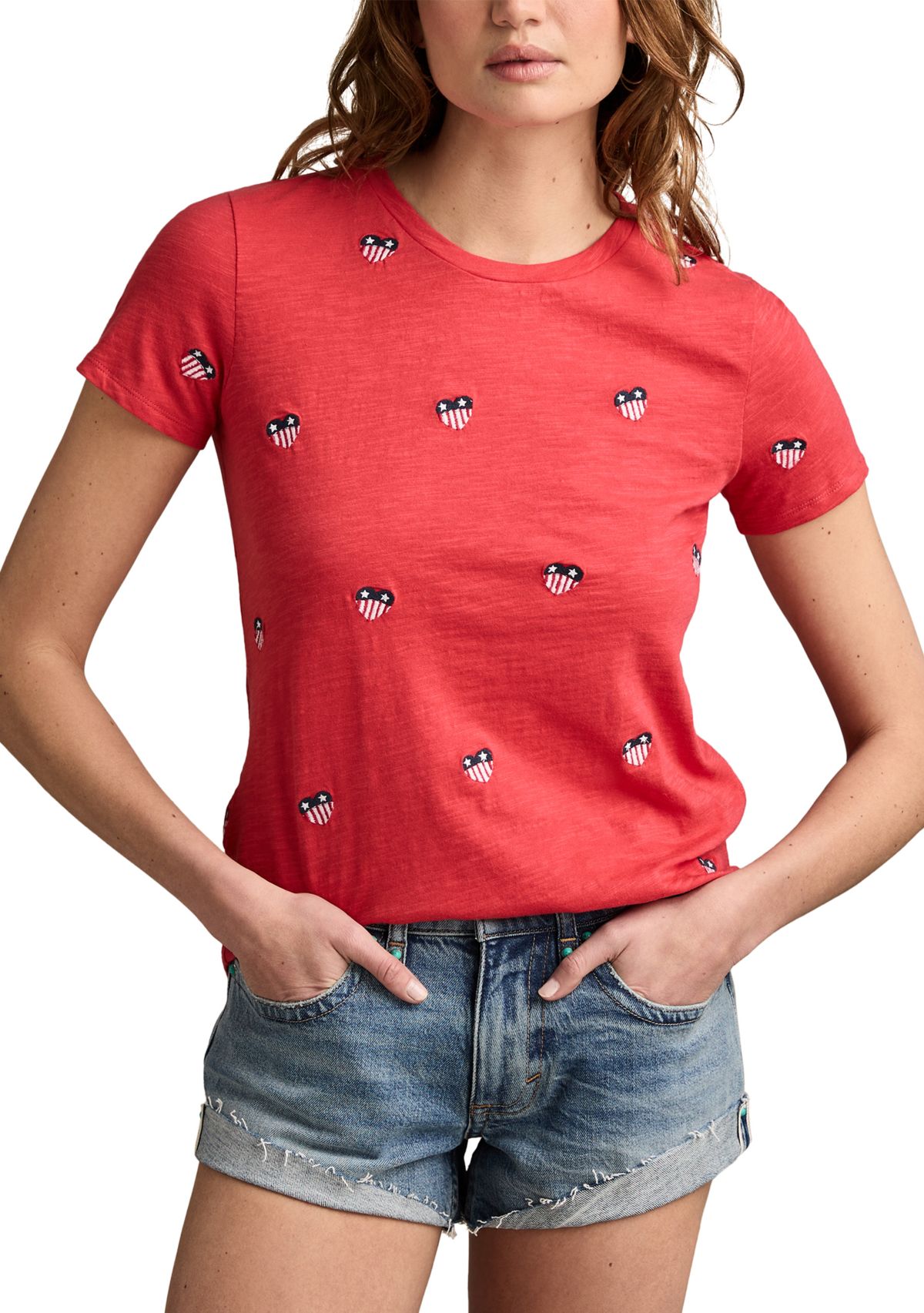 Womens Embroidered T-Shirt