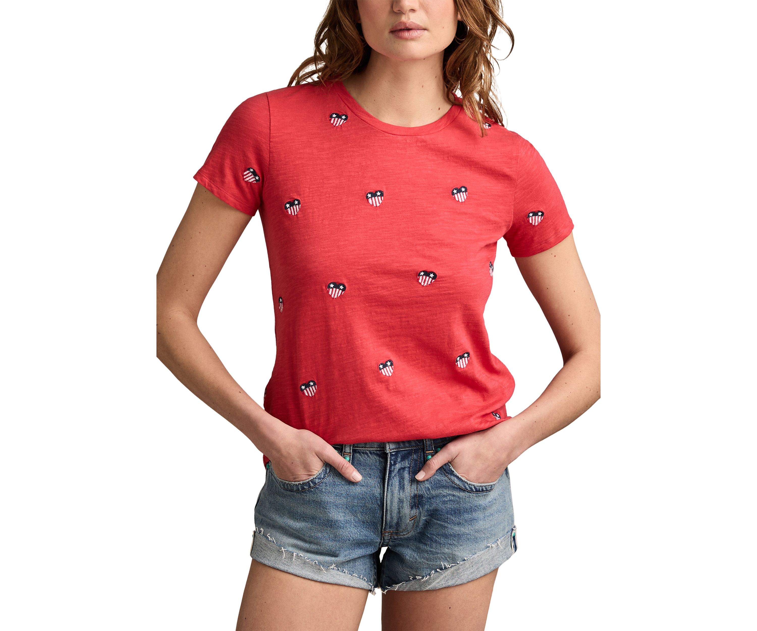 Womens Embroidered T-Shirt
