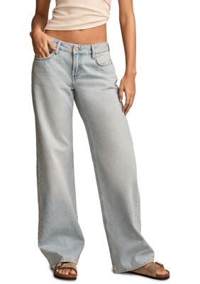 Lucky Brand Women's Baggy Wide Leg Jeans