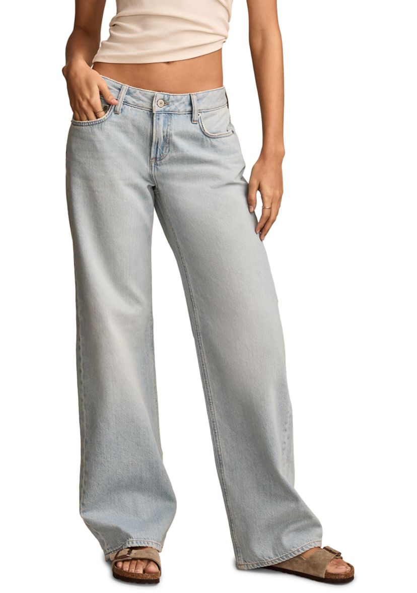 Womens Baggy Wide Leg Jeans
