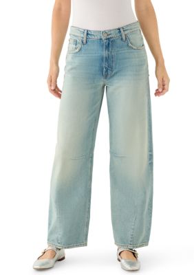 Lucky Brand Women's Wide Barrel Jeans, 26 x 28