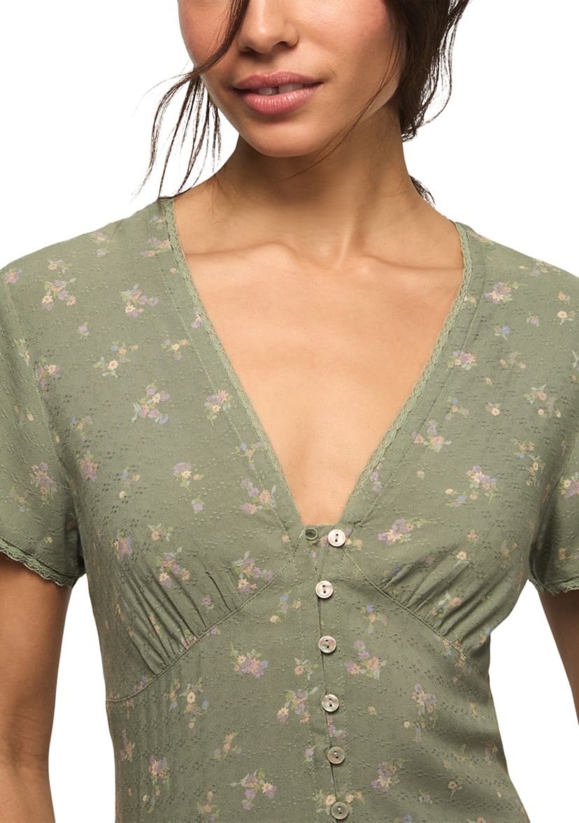 simone floral midi dress Anthropologie Simone Floral Midi Dress Sz XS