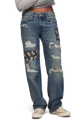 Lucky Brand Women's Lucky Legend Patchwork Baggy Jeans