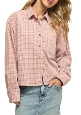 Lucky Brand Women's Cropped Corduroy Shirt