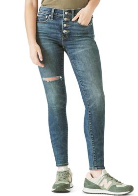 Lucky Brand Women's 4-Button Skinny Jeans | belk