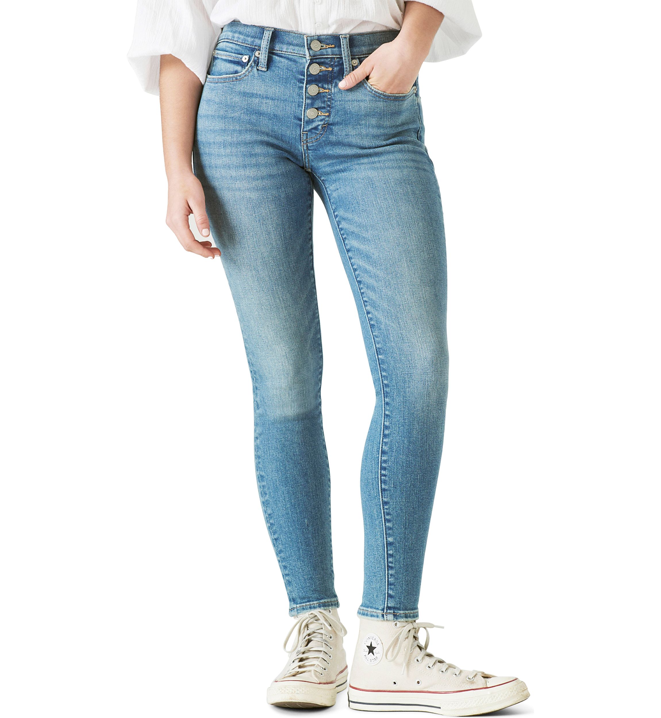 Ava Mid-Rise Skinny Jeans