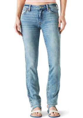 Lucky Brand Mid Rise Sienna Boyfriend Jeans Womens 2 Distressed Light Blue  Denim