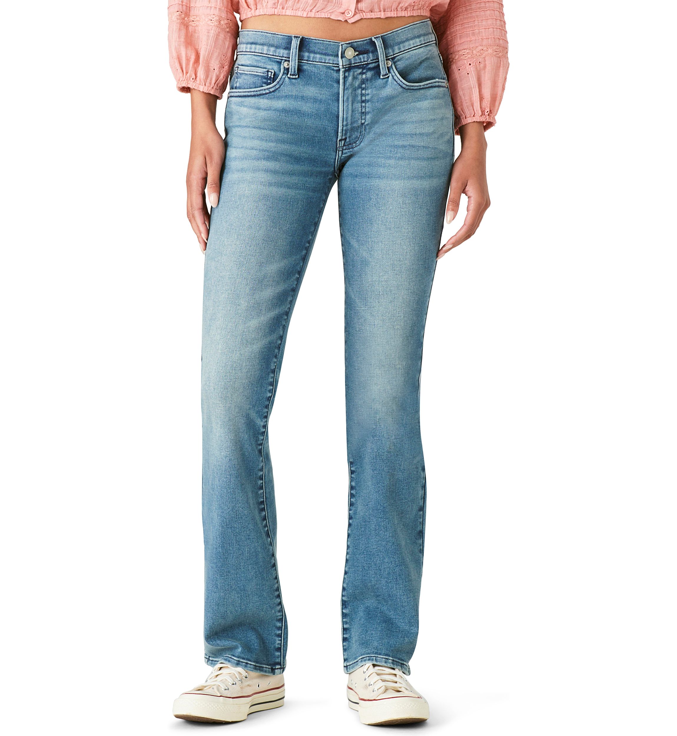 Mid Rise Sweet Boot Jeans