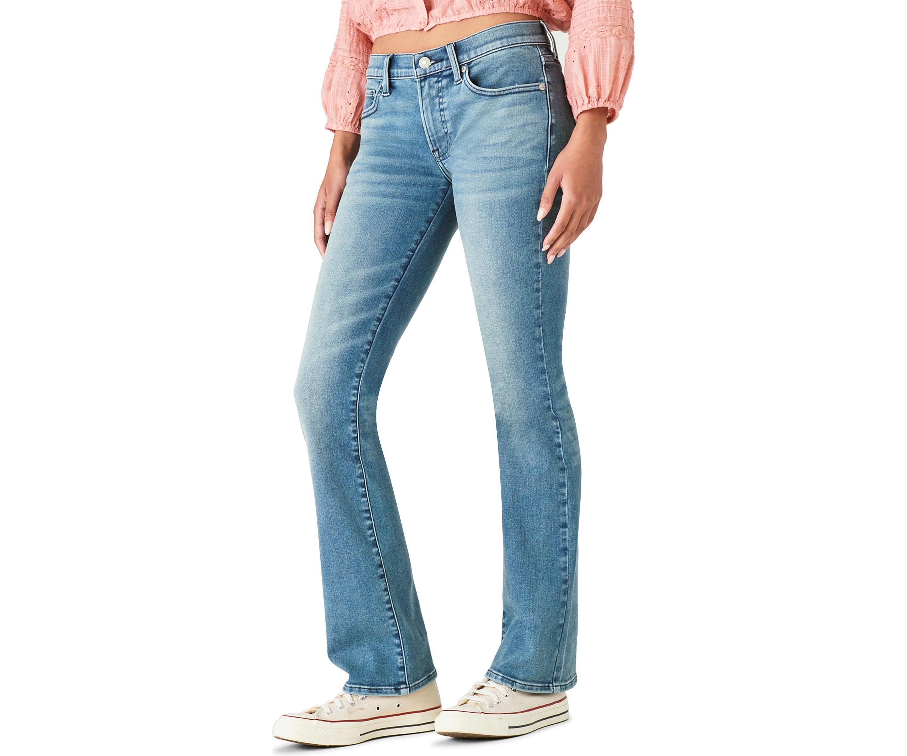 Mid Rise Sweet Boot Jeans