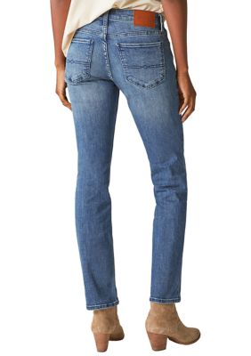 Mid Rise Sweet Straight Jeans