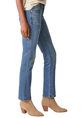 Mid Rise Sweet Straight Jeans