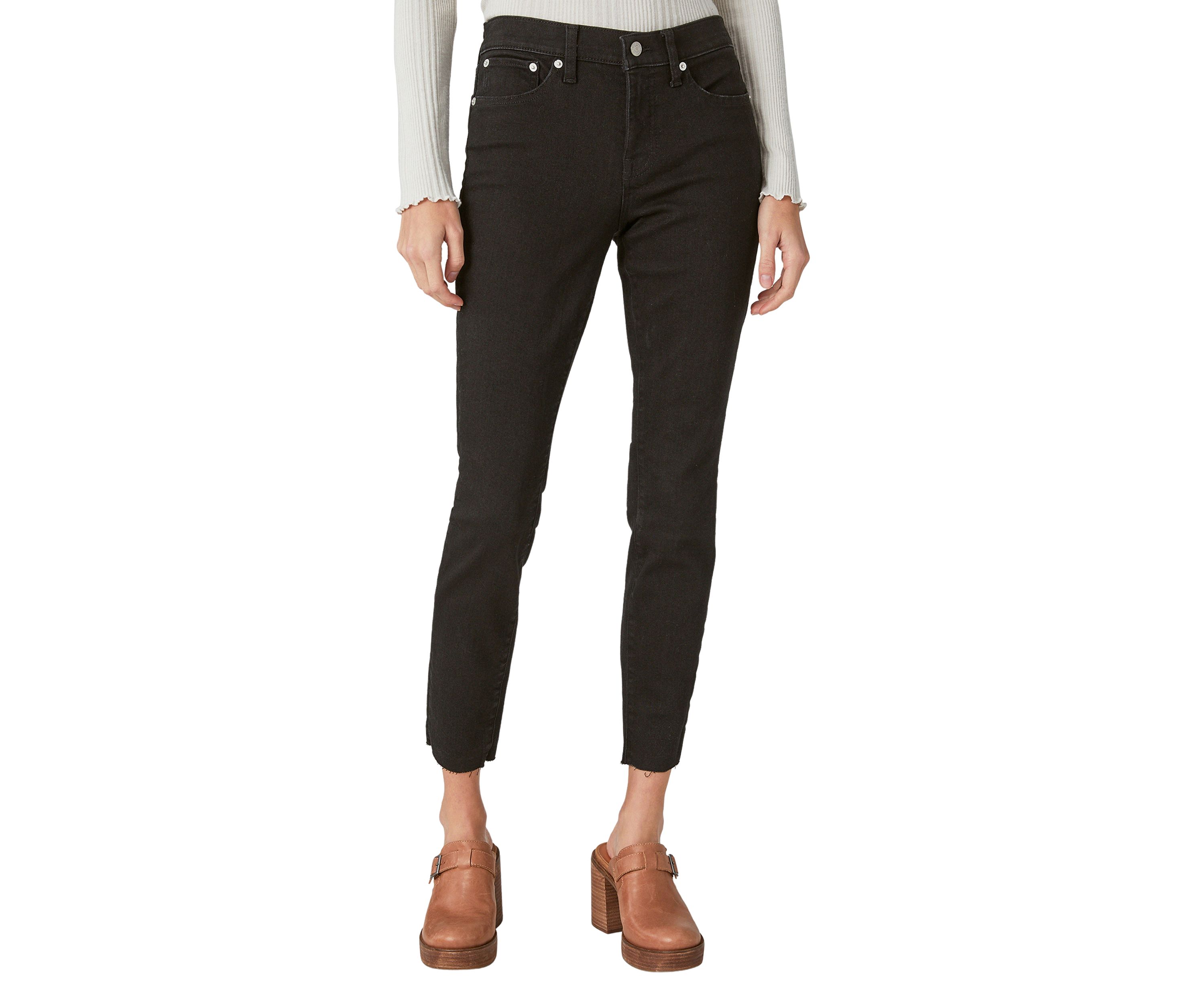 Womens Ava Mid Rise Skinny Jeans