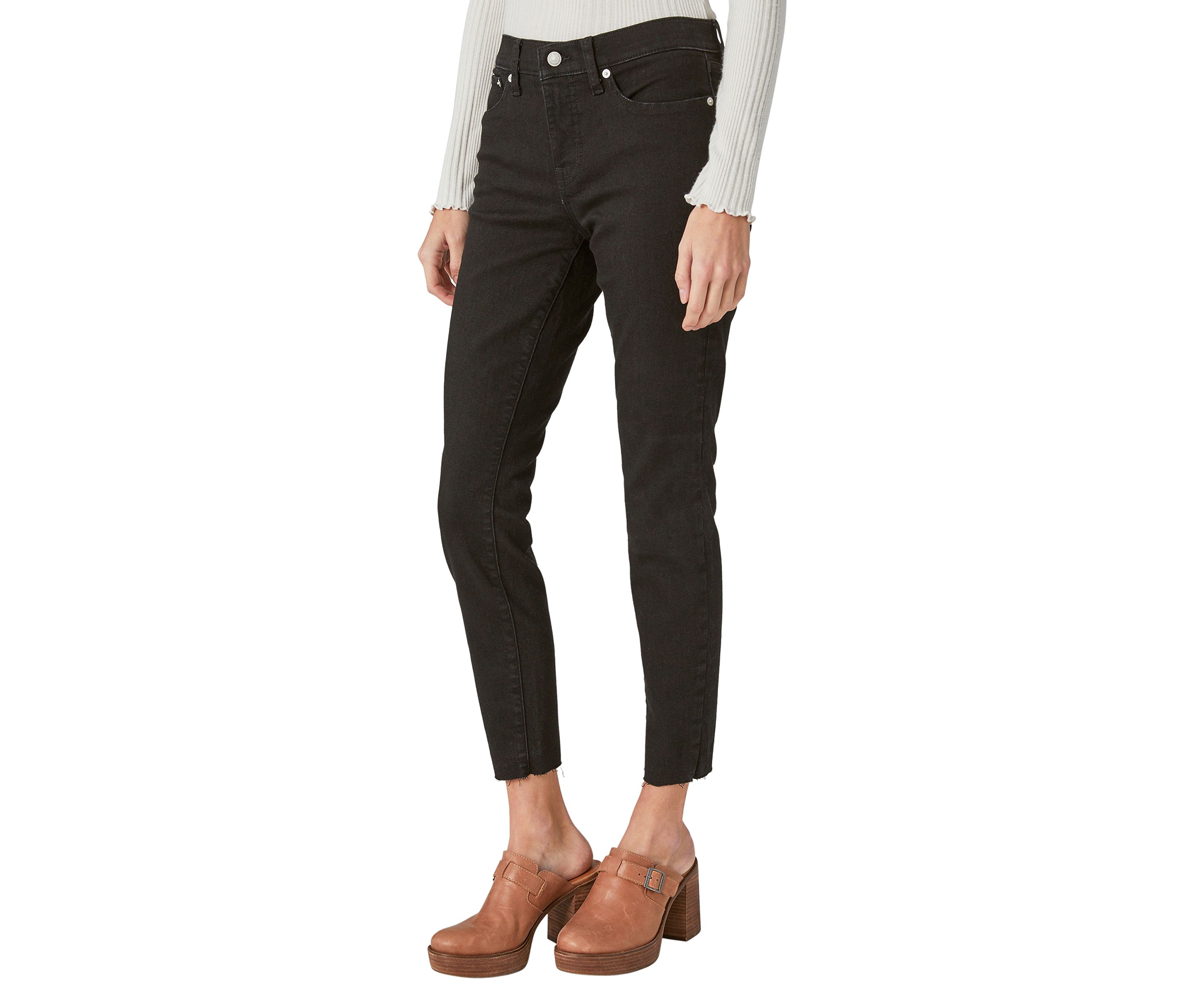 Womens Ava Mid Rise Skinny Jeans