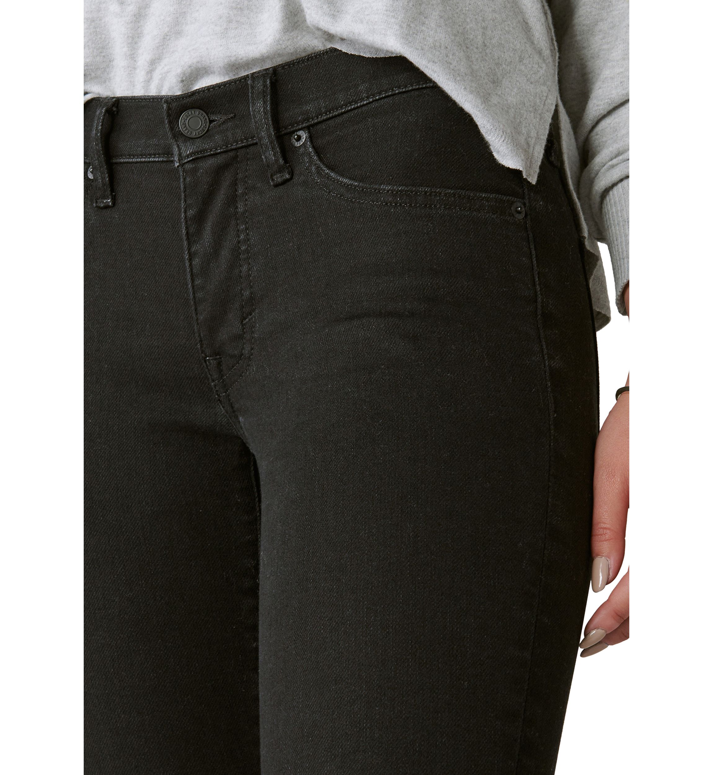 Womens Ava Mid Rise Skinny Jeans