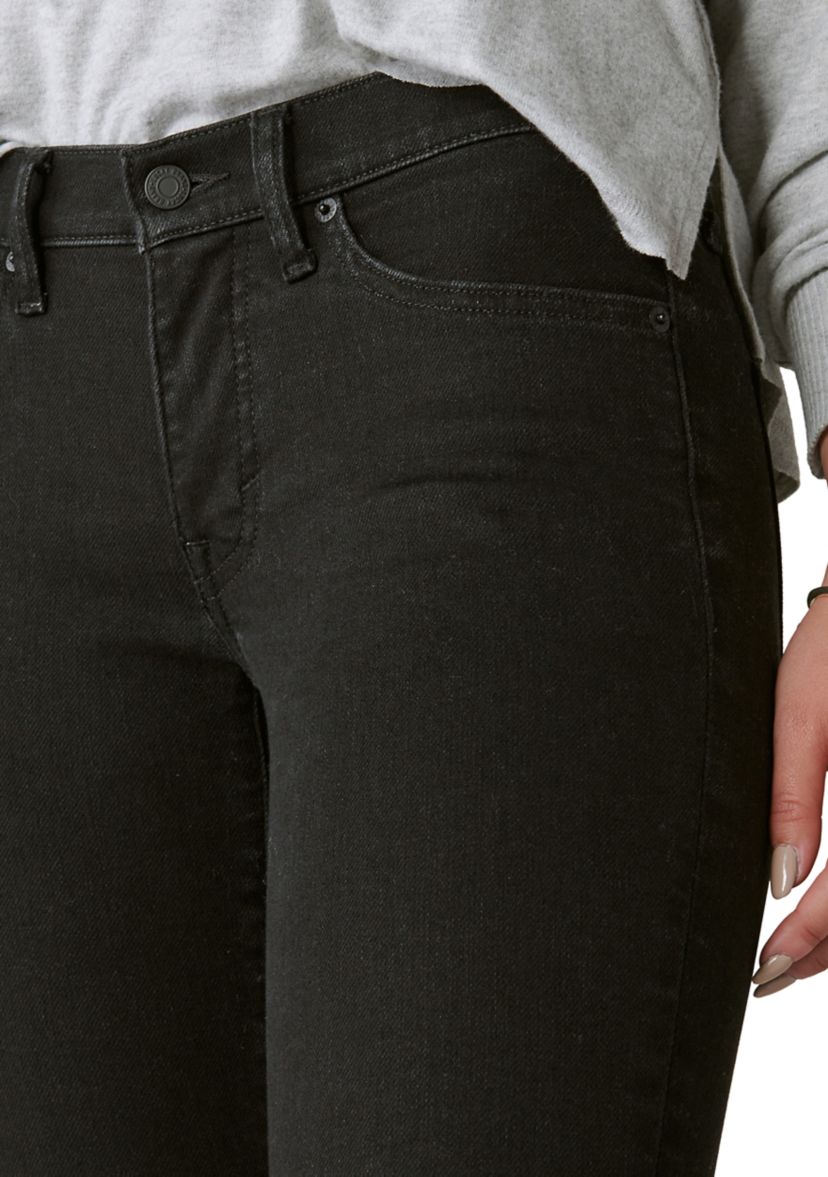 Womens Ava Mid Rise Skinny Jeans