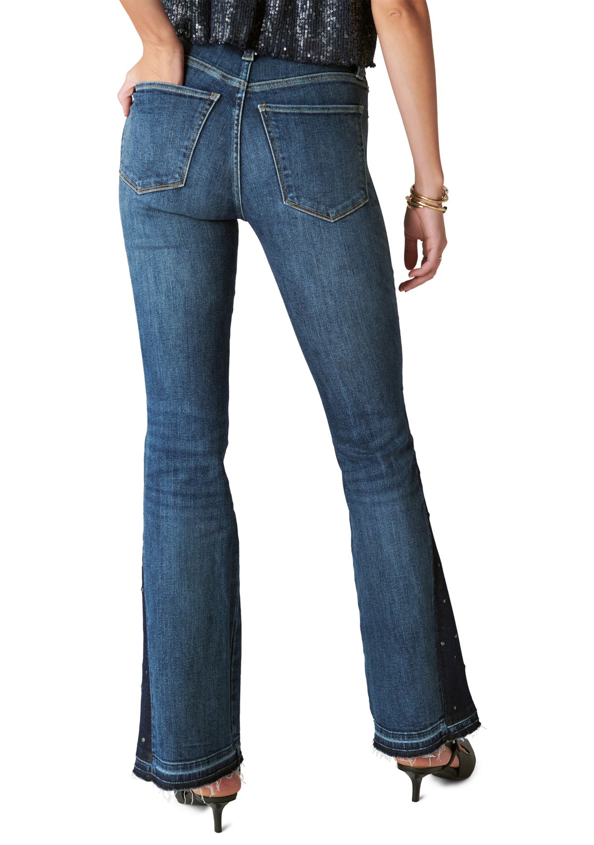 Womens High Rise Stevie Flare Jeans