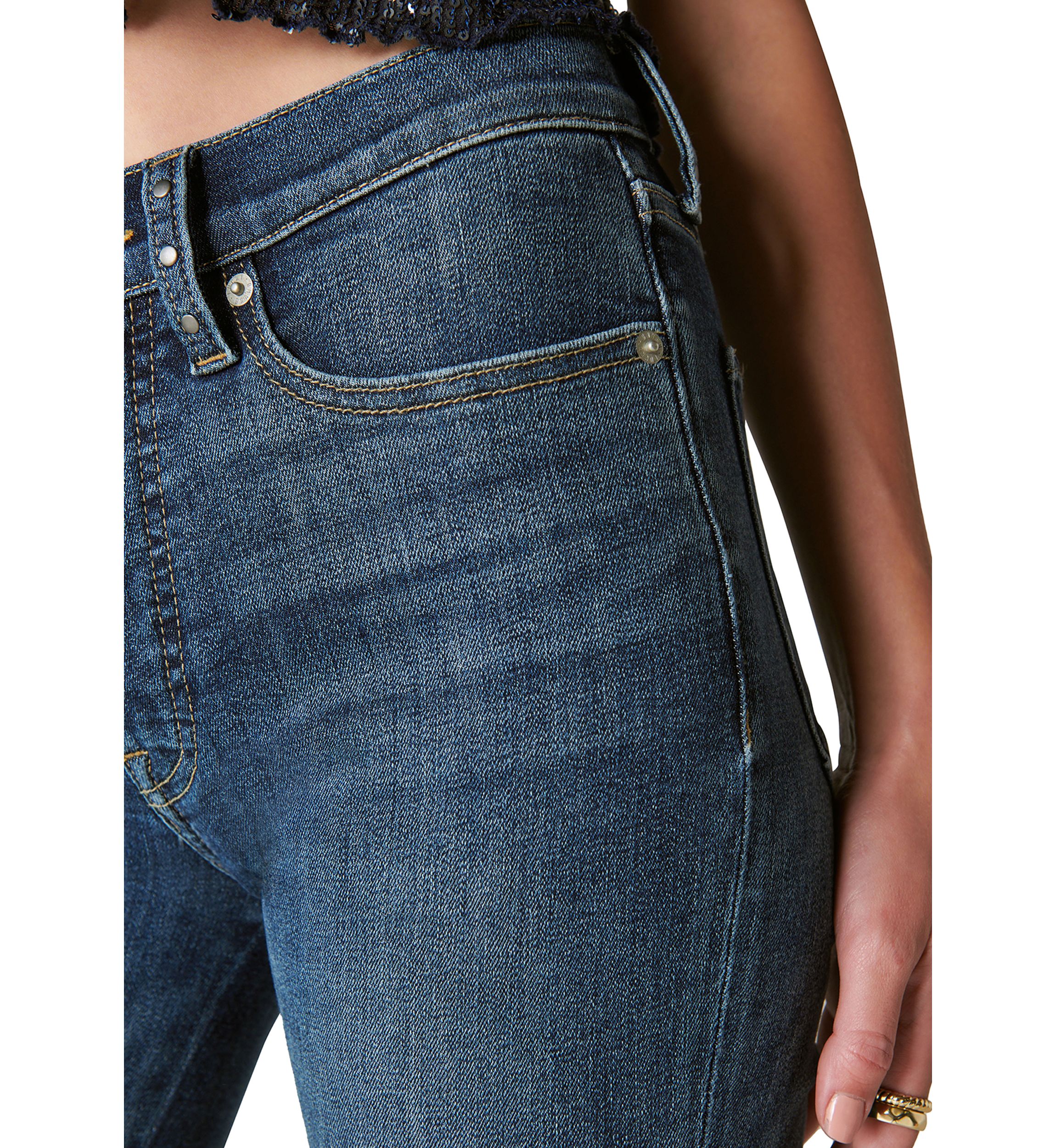 Womens High Rise Stevie Flare Jeans