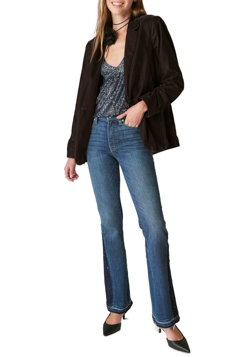 Womens High Rise Stevie Flare Jeans
